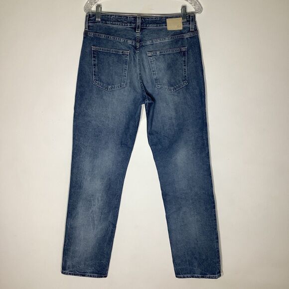 AG Womens Remy Low Rise Boxy Straight‎ Jeans Blue Size 27 - Picture 3 of 11